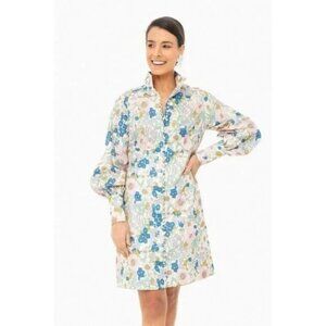 Beulah London Mini Dress Floral Button Medium New Retro Mod Tuckernuck